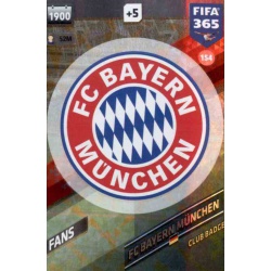 Escudo Bayern München 154 FIFA 365 Adrenalyn XL 2018