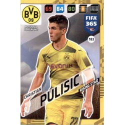 Christian Pulisic Rising Star Borussia Dortmund 183 FIFA 365 Adrenalyn XL 2018