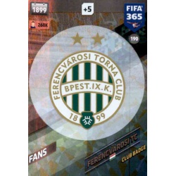 Escudo Ferencvárosi TC 190 FIFA 365 Adrenalyn XL 2018