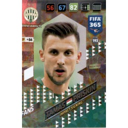 Tamás Priskin Impact Signing Ferencvárosi TC 193 FIFA 365 Adrenalyn XL 2018