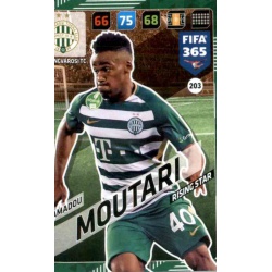 Amadou Moutari Rising Star Ferencvárosi TC 203 FIFA 365 Adrenalyn XL 2018