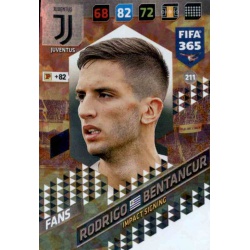 Rodrigo Bentancur Impact Signing Juventus 211 FIFA 365 Adrenalyn XL 2018