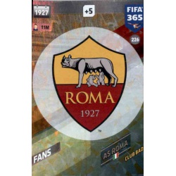 Escudo AS Roma 226 FIFA 365 Adrenalyn XL 2018