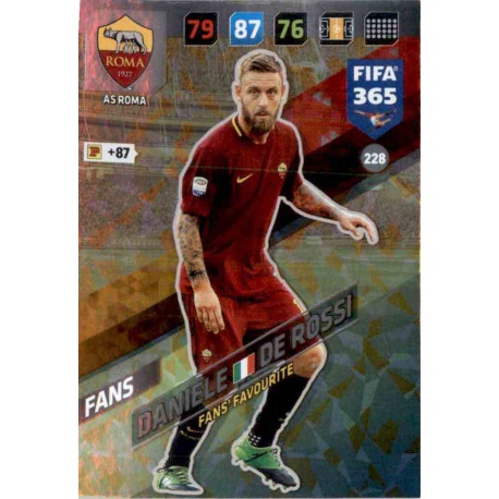 Daniele De Rossi Fans Favourite AS Roma 228 FIFA 365 Adrenalyn XL 2018