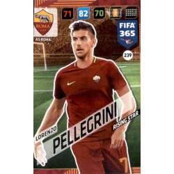 Lorenzo Pellegrini Rising Star AS Roma 239 FIFA 365 Adrenalyn XL 2018