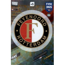 Escudo Feyenoord 262 FIFA 365 Adrenalyn XL 2018
