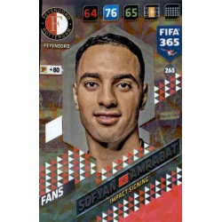 Sofyan Amrabat Impact Signing Feyenoord 265 FIFA 365 Adrenalyn XL 2018