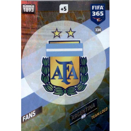 Escudo Argentina 334 FIFA 365 Adrenalyn XL 2018