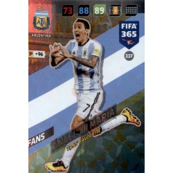 Ángel Di María Fans Favourite Argentina 337 FIFA 365 Adrenalyn XL 2018