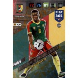 Benjamin Moukandjo Fans Favourite Cameroon 354 FIFA 365 Adrenalyn XL 2018