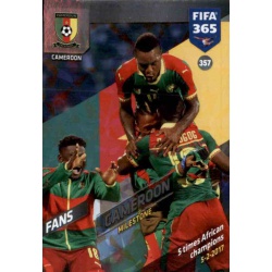 Cameroon Milestone Cameroon 357 FIFA 365 Adrenalyn XL 2018