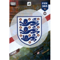 Escudo England 370 FIFA 365 Adrenalyn XL 2018