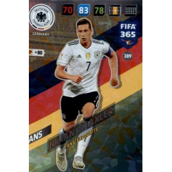 Julian Draxler Fans Favourite Germany 389 FIFA 365 Adrenalyn XL 2018