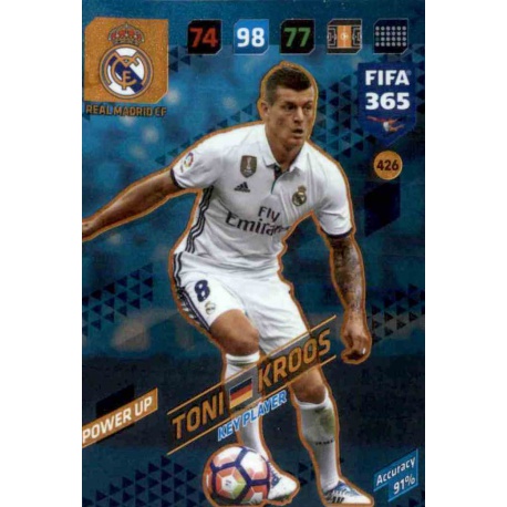 Toni Kroos Key Player Real Madrid 426 FIFA 365 Adrenalyn XL 2018