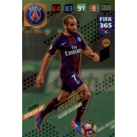 Lucas Game Changer Paris Saint-Germain 436 FIFA 365 Adrenalyn XL 2018