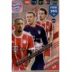 Boateng - Neuer - Hummels Defensive Wall Bayern München 443 FIFA 365 Adrenalyn XL 2018