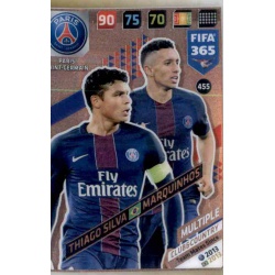 Thiago Silva - Marquinhos Club Country Paris Saint-Germain 455 FIFA 365 Adrenalyn XL 2018