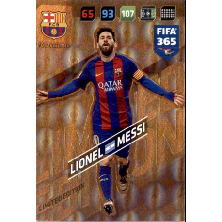 Messi Ronaldo 2018 Panini Adrenalyn XL FIFA 365 LIMITED EDITION CARDS 