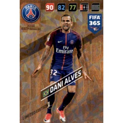 Dani Alves Limited Edition Paris Saint-Germain FIFA 365 Adrenalyn XL 2018