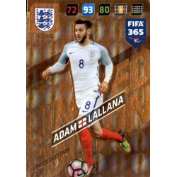 Adam Lallana Limited Edition England FIFA 365 Adrenalyn XL 2018