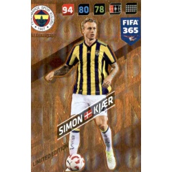 Simon Kjær Limited Edition Fenerbahçe SK FIFA 365 Adrenalyn XL 2018