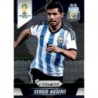 Trading Card Sergio Aguero Argentina 2014 Panini Prizm World Cup Soccer