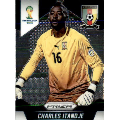 Trading Card Charles Itandje Cameroon Panini Prizm World Cup Brazil 2014