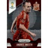 Cromos de Fútbol Andres Iniesta España Panini Prizm World Cup Brazil 2014