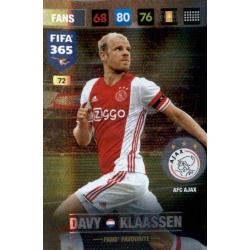 Davy Klaassen Fans Favourite Ajax 72