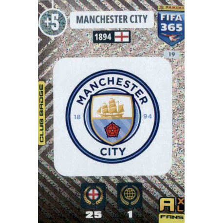 Club Badge Manchester City 19