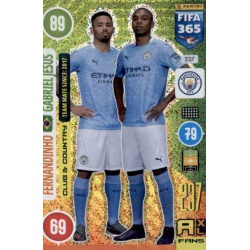 Fernandinho - Gabriel Jesus Manchester City 237