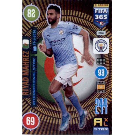 Riyad Mahrez Manchester City 304