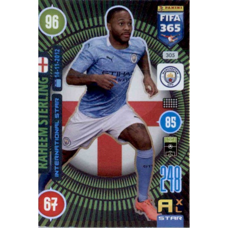 Raheem Sterling Manchester City 305