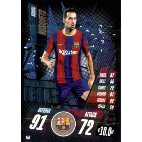 Sergio Busquets International Icons Barcelona II6