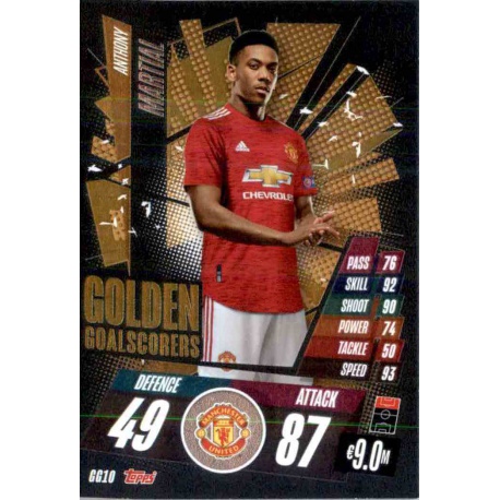 Anthony Martial Golden Goalscorers Manchester United GG10