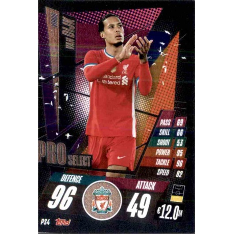 Virgil van Dijk Pro Select Liverpool PS4