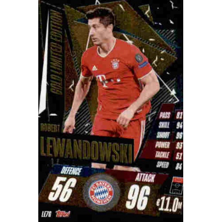 Robert Lewandowski Limited Edition Gold Bayern Munchen LE7G