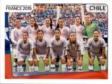 Chile Panini Frauen WM 2019 Sticker 443 Team 