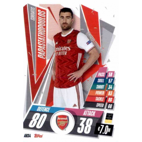 Sokratis Papastathopoulos Update Card Arsenal ARS4
