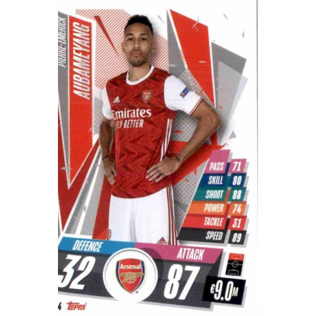 Pierre-Emerick Aubameyang Update Card Arsenal ARS14