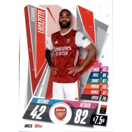 Alexandre Lacazette Update Card Arsenal ARS15
