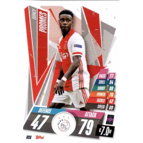 Quincy Promes Update Card AFC Ajax UC6