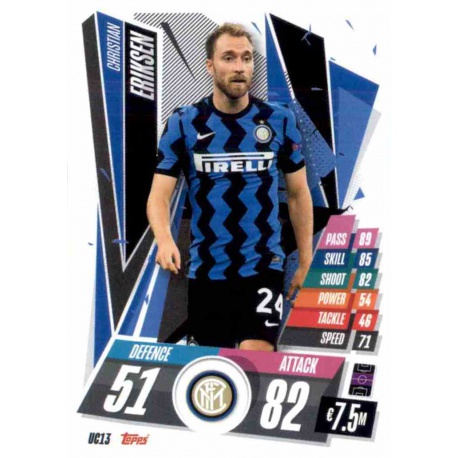 Christian Eriksen Update Card Inter Milan UC13