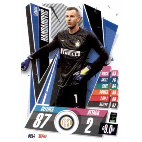 Samir Handanovič Update Card Inter Milan UC14