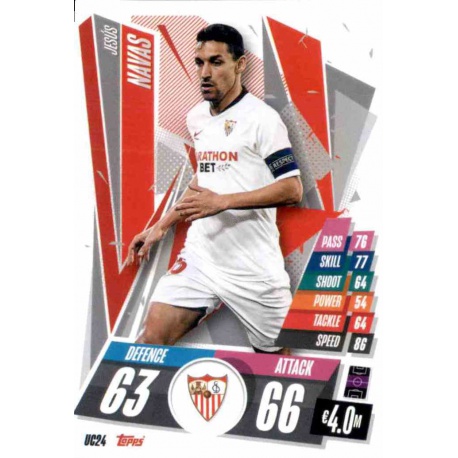 Jesús Navas Update Card Sevilla FC UC24