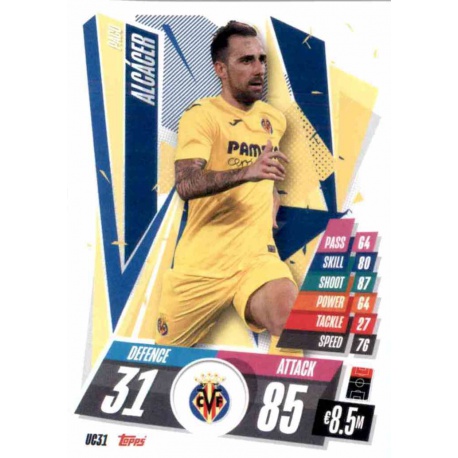 Paco Alcácer Update Card Villarreal UC31