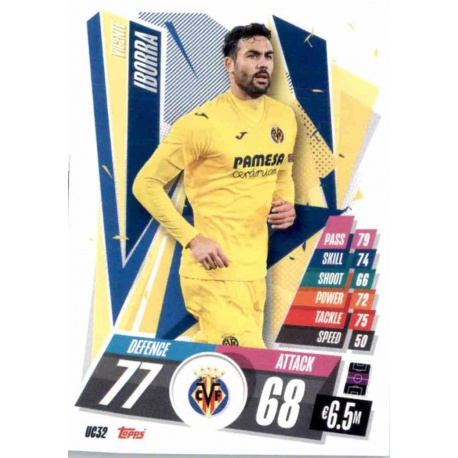 Vicente Iborra Update Card Villarreal UC32