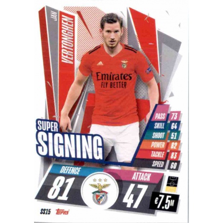 Jan Vertonghen Super Signing SL Benfica SS15