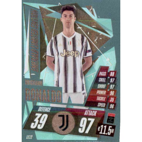 Cristiano Ronaldo Emerald Limited Edition Juventus LE12