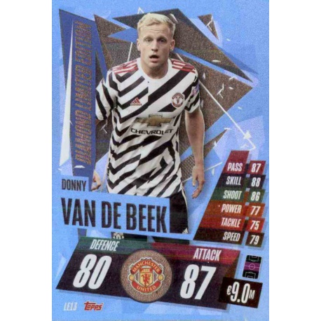 Donnie van de Beek Diamond Limited Edition Manchester United LE13